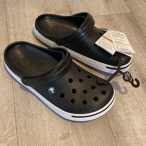 NWT Crocs Crocband II Clogs - Blk, Sz M7/W9